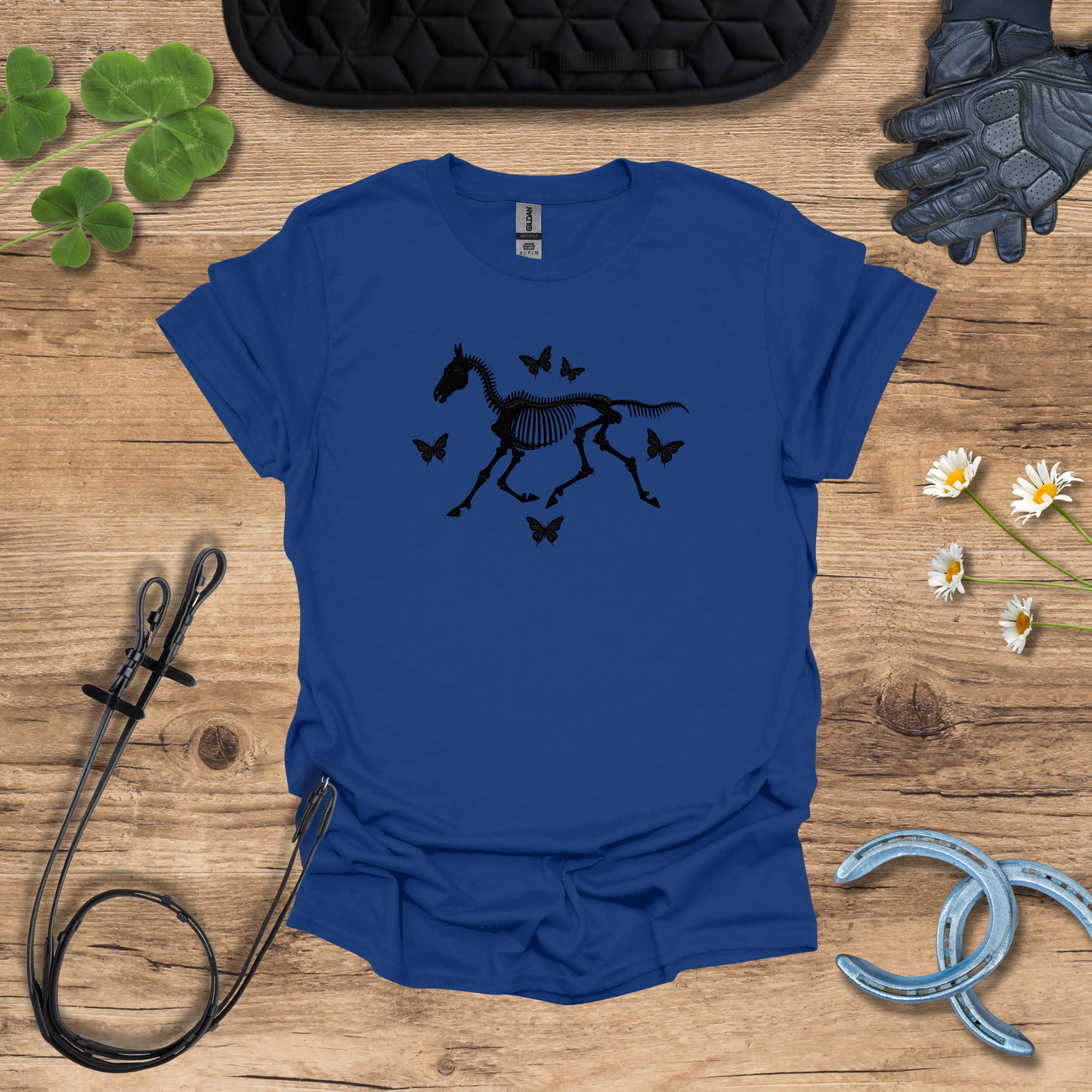 T-Shirt Squelette Papillon