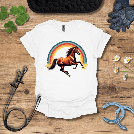 T-Shirt HorseRainbow