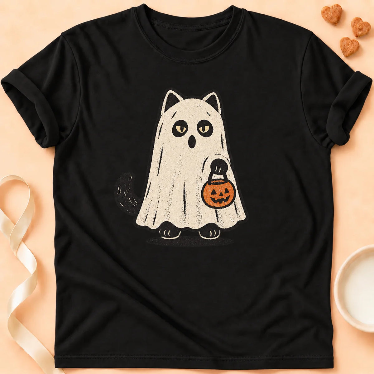 T-shirt chat Patoume – T-shirt On t’a reconnu – Noir