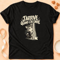 T-shirt chat Patoume – T-shirt J’arrive si j’ai envie – Noir