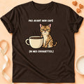T-shirt chat Patoume – T-Shirt Café – Chocolat