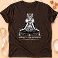 T-shirt chat Patoume – T-Shirt Royal – Chocolat