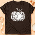 T-shirt chat Patoume – T-Shirt Citrouille – Chocolat