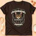 T-shirt chat Patoume – T-Shirt Tribunal – Chocolat