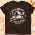 T-shirt chat Patoume – T-Shirt Flemme – Chocolat