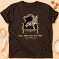 T-shirt chat Patoume – T-Shirt Préféré – Chocolat