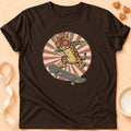 T-shirt chat Patoume – T-Shirt Skate – Chocolat