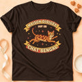 T-shirt chat Patoume – T-Shirt BenBen – Chocolat