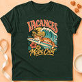 T-shirt chat Patoume – T-shirt Vacances – Vert sapin