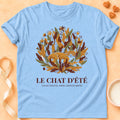 T-shirt chat Patoume – T-Shirt Summer – Bleu ciel