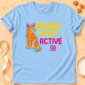 T-shirt chat Patoume – T-Shirt Arcade – Bleu ciel
