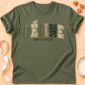 T-shirt chat Patoume – T-shirt Université – Vert kaki
