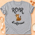 T-shirt chat Patoume – T-Shirt Roar – Gris