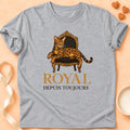 T-shirt chat Patoume – T-Shirt Royal – Gris