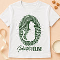 T-shirt chat Patoume – T-shirt Identité féline – Blanc