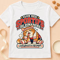 T-shirt chat Patoume – T-shirt Pas trop sportif – Blanc