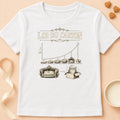 T-shirt chat Patoume – T-shirt Loi du Carton – Blanc