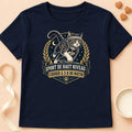 T-shirt chat Patoume – T-shirt Courir à 3h – Bleu marine