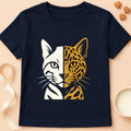 T-shirt chat Patoume – T-Shirt Bangface – Bleu marine