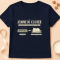 T-shirt chat Patoume – T-shirt Axiome du clavier – Bleu marine