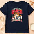 T-shirt chat Patoume – T-shirt Lève-tard – Bleu marine