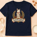 T-shirt chat Patoume – T-shirt Attendu 4 minutes – Bleu marine