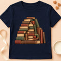 T-shirt chat Patoume – T-shirt Lecteur – Bleu marine