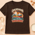 T-shirt chat Patoume – T-shirt Linge propre – Chocolat