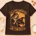 T-shirt chat Patoume – T-shirt La sorcière attendra – Chocolat
