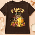 T-shirt chat Patoume – T-shirt Raclette – Chocolat
