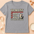 T-shirt chat Patoume – T-shirt To do list – Gris
