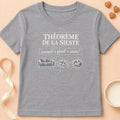 T-shirt chat Patoume – T-shirt Théorème sieste – Gris