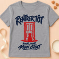 T-shirt chat Patoume – T-shirt Rentrer tôt – Gris