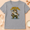 T-shirt chat Patoume – T-shirt Ne partage jamais – Gris