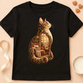 T-shirt chat Patoume – T-shirt Sérénitude – Noir