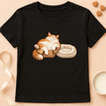 T-shirt chat Patoume – T-shirt Mon carton – Noir