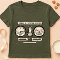 T-shirt chat Patoume – T-shirt Affection – Vert kaki