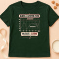 T-shirt chat Patoume – T-shirt Bourse – Vert sapin