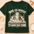 T-shirt chat Patoume – T-shirt Chat impérial – Vert sapin