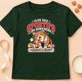 T-shirt chat Patoume – T-shirt Pas trop sportif – Vert sapin