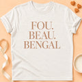 T-shirt chat Patoume – T-Shirt Beauté – Blanc
