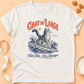 T-shirt chat Patoume – T-shirt Chat du large – Blanc