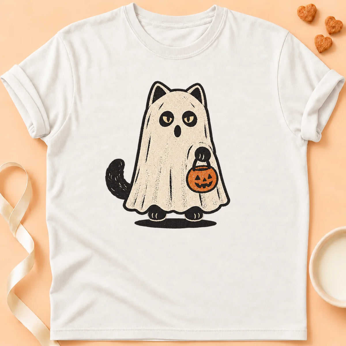 T-shirt chat Patoume – T-shirt On t’a reconnu – Blanc
