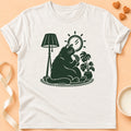 T-shirt chat Patoume – T-shirt Salon croissant – Blanc