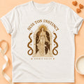 T-shirt chat Patoume – T-shirt Suis ton instinct – Blanc